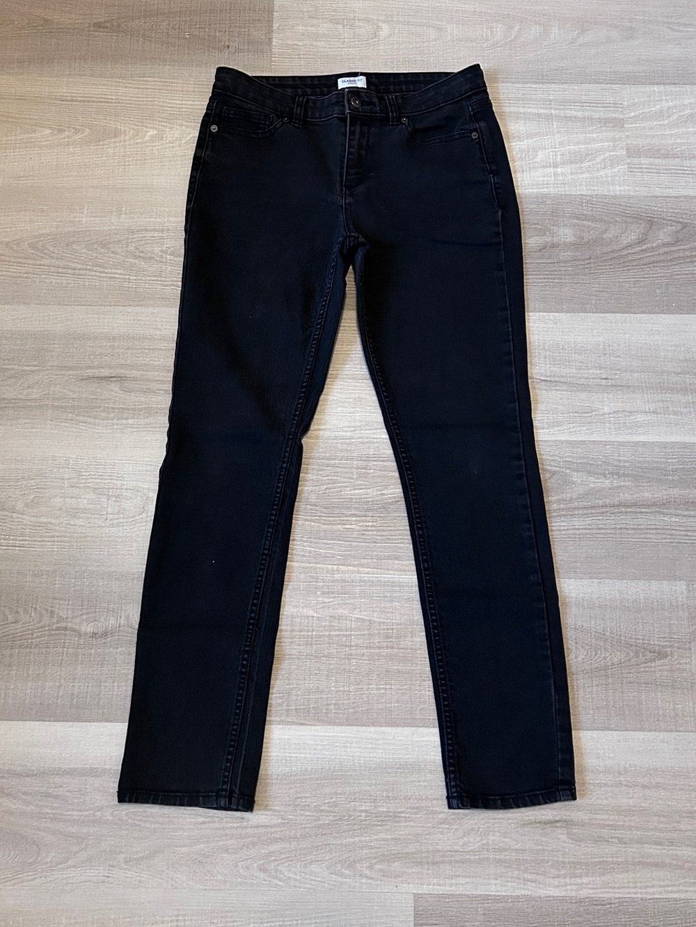 Liz Claiborne Classic Fit Skinny Black Denim Jeans Women Size 6